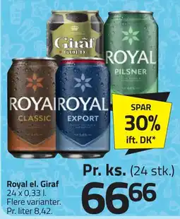 Fleggaard Royal el. giraf erbjuda
