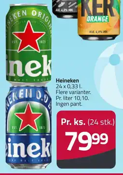 Fleggaard Heineken erbjuda