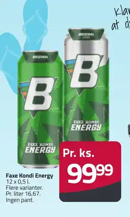 Fleggaard FAXE KONDI Energy erbjuda
