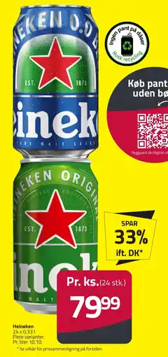 Fleggaard Heineken erbjuda