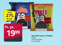 Fleggaard Toms blue jeans el. poletter erbjuda