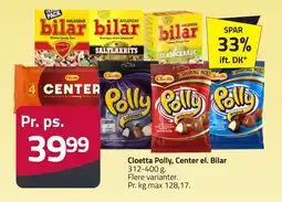 Fleggaard Cloetta polly, center el. bilar erbjuda