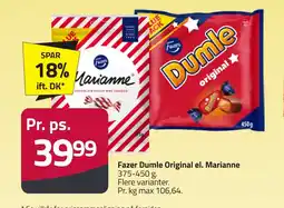 Fleggaard FAZER Dumle original el. marianne erbjuda
