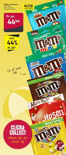 Fleggaard M&M's el. Maltesers erbjuda