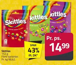 Fleggaard Skittles erbjuda