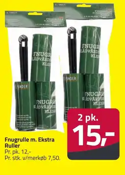 Fleggaard Fnugrulle m. ekstra ruller erbjuda