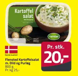 Fleggaard Flensted kartoffelsalat m. dild og purløg erbjuda