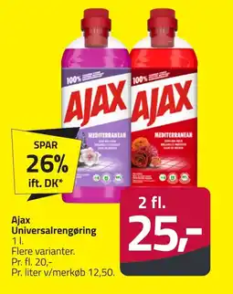 Fleggaard AJAX Universalrengøring erbjuda