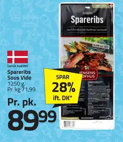 Fleggaard Spareribs sous vide erbjuda