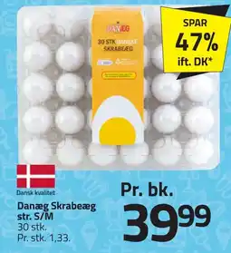 Fleggaard Danæg skrabeæg str. s/m erbjuda