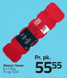 Fleggaard Makrel | tomat erbjuda