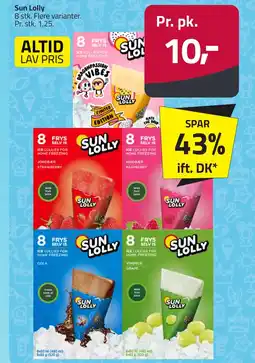 Fleggaard Sun lolly erbjuda