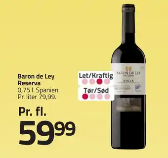 Fleggaard Baron de ley reserva erbjuda