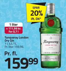 Fleggaard TANQUERAY London dry gin erbjuda