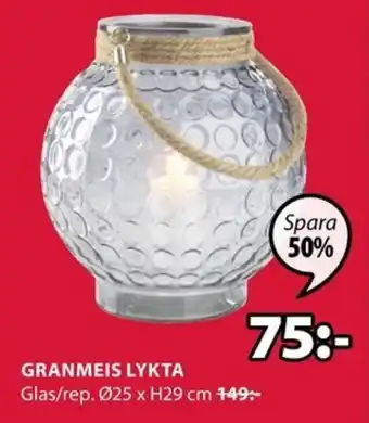 JYSK Granmeis Lykta erbjuda