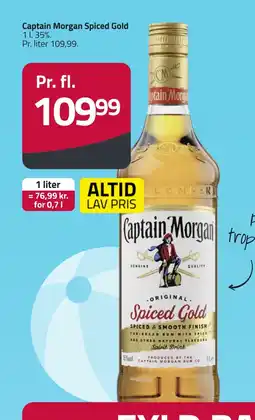 Fleggaard Captain Morgan Spiced Gold erbjuda