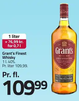 Fleggaard Grant's Finest Whisky erbjuda