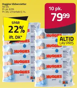 Fleggaard Huggies Vådservietter erbjuda