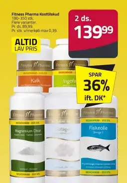 Fleggaard Fitness Pharma Kosttilskud erbjuda