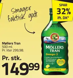Fleggaard Møllers Tran erbjuda