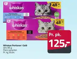 Fleggaard Whiskas Portioner i Gelé erbjuda