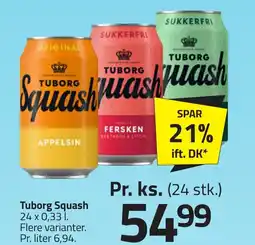 Fleggaard Tuborg Squash erbjuda