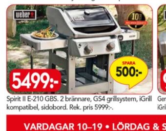 Bo Ohlsson Weber Gasolgrill erbjuda