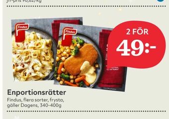 Hemköp Findus Färdigrätter erbjuda