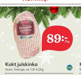 Hemköp Scan Julskinka erbjuda