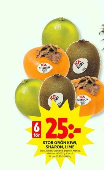 ICA Kvantum Lime erbjuda