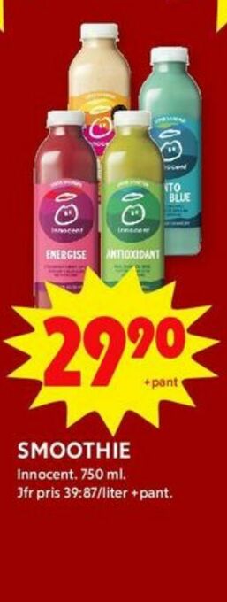 ICA Kvantum Innocent Smoothie erbjuda