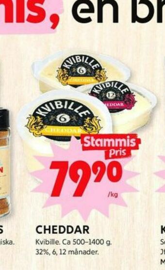 ICA Kvantum Kvibille Cheddar erbjuda