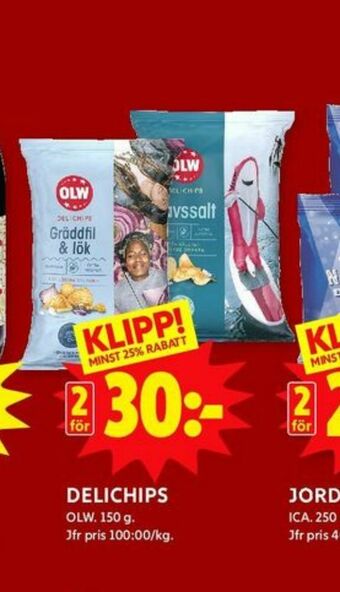 ICA Kvantum OLW Chips erbjuda