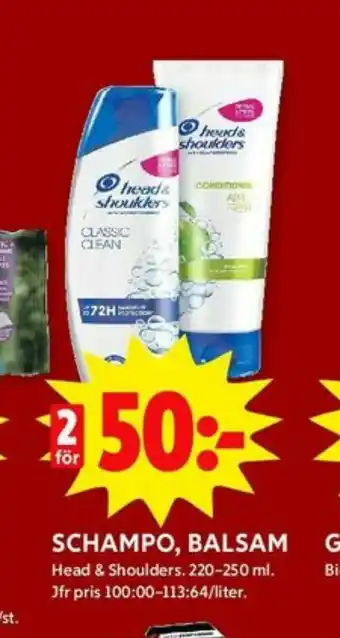 ICA Kvantum Head&Shoulders Shampoo erbjuda