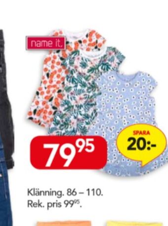 Bo Ohlsson Name It Klänning erbjuda