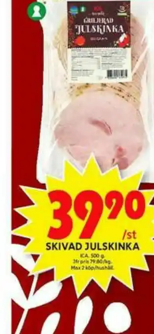 ICA Maxi ICA Skinka erbjuda