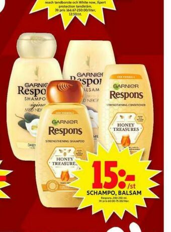 ICA Maxi Respons Shampoo erbjuda