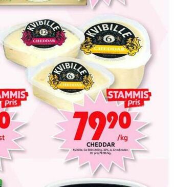 ICA Maxi Kvibille Cheddar erbjuda
