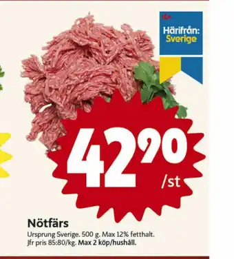 Nötfärs