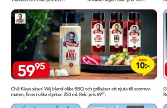 Bo Ohlsson Chili Klaus Grillsås erbjuda