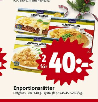ICA Nära Dafgårds Färdigrätter erbjuda