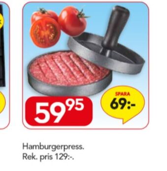 Bo Ohlsson Hamburgerpress erbjuda