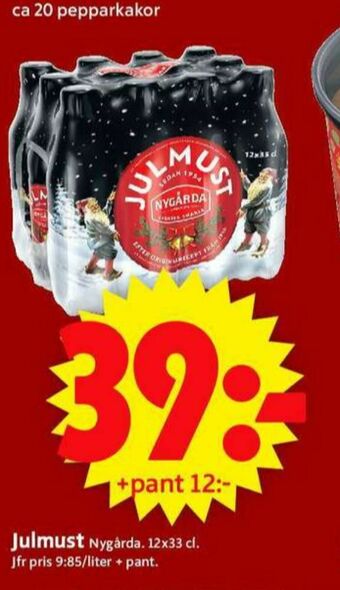 ICA Supermarket Nygårda Julmust erbjuda