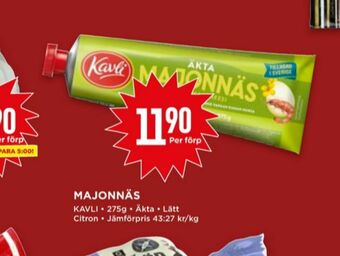 Willys Kavli Majonnäs erbjuda