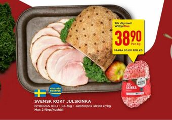 Willys Hemma Nybergs Deli Julskinka erbjuda
