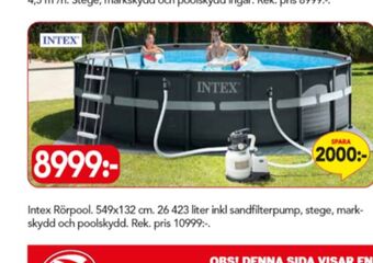 Bo Ohlsson Intex Pool erbjuda