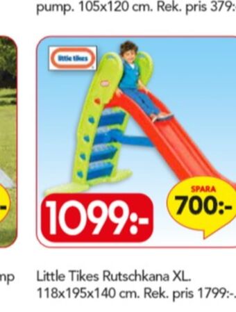Bo Ohlsson Little Tikes Rutschkana erbjuda