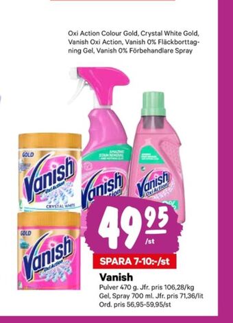 Vanish Oxi Action Fläckborttagning
