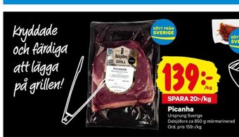 City Gross Dalsjöfors Picanha erbjuda