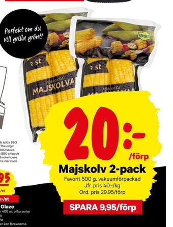 City Gross Favorit Majskolvar erbjuda